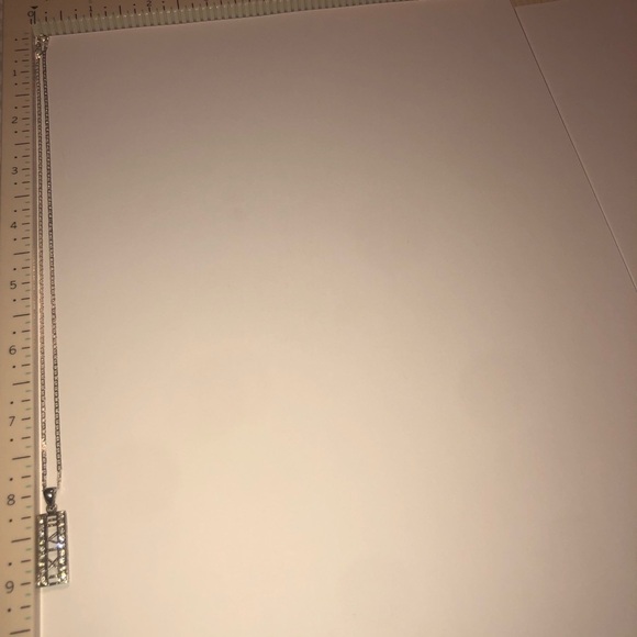 VTG Roman Numerals Cz Sterling Silver Pendant & Chain 2 16 12 June 2 2012 - 16” - Picture 8 of 8